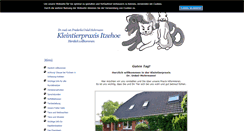 Desktop Screenshot of kleintierpraxis-itzehoe.de